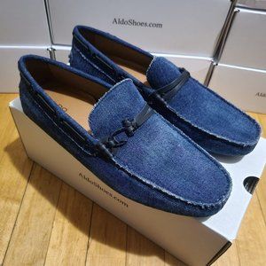 Aldo | Shoes | Aldo Mens Roxbury In Navy Textile Driving  display picture 1